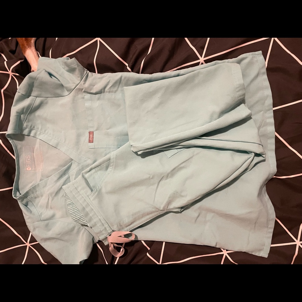 Figs XXS mint scrubs